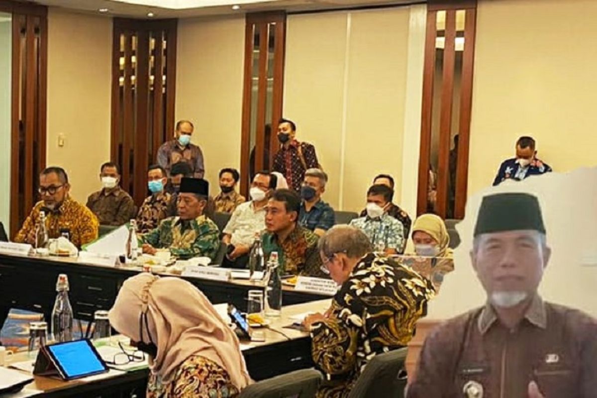 Bupati  Merangin ikuti Rakor RTRW Jambi 2023-2043 di Jakarta