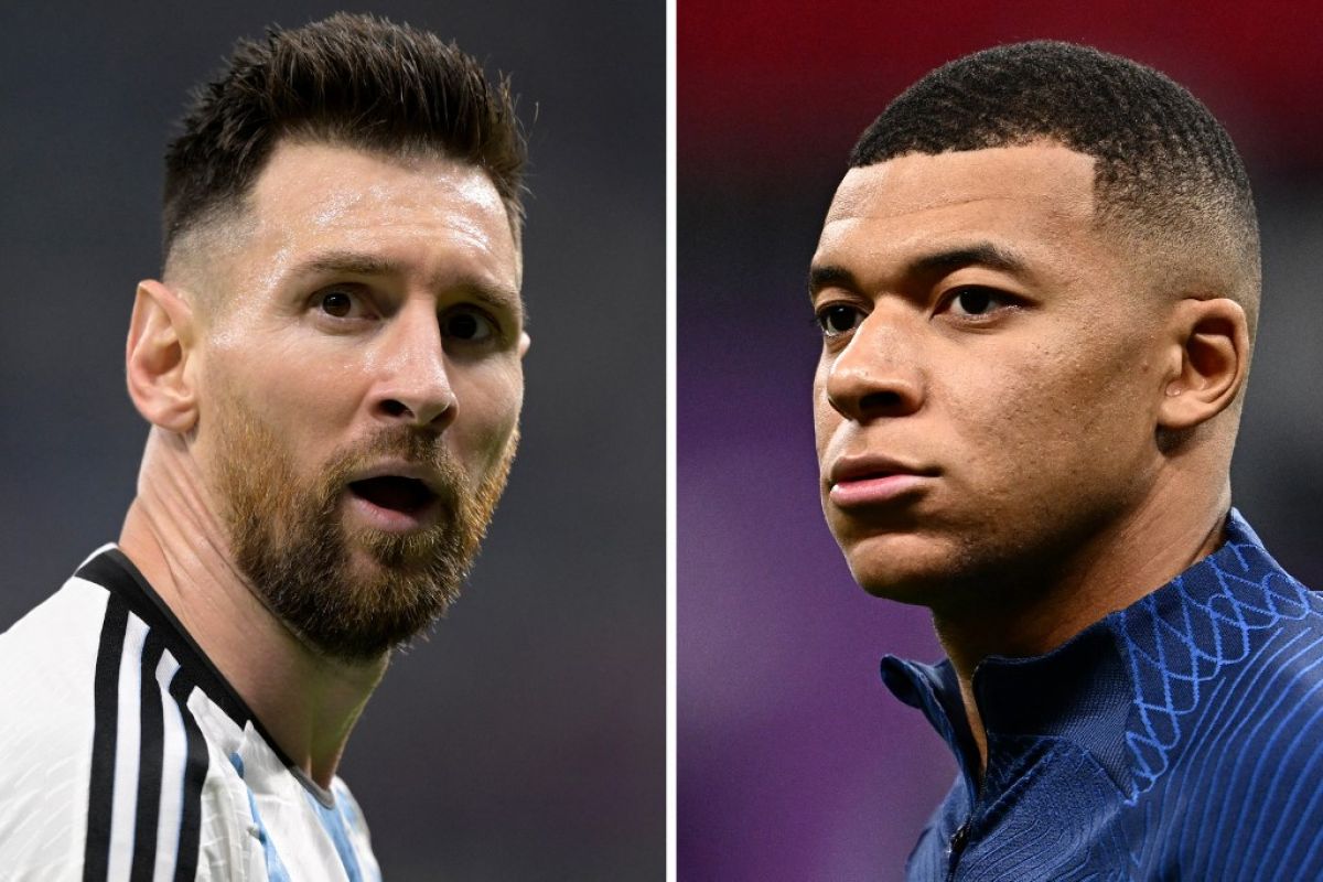 Pasar taruhan harapkan Kylian Mbappe sisihkan Lionel Messi