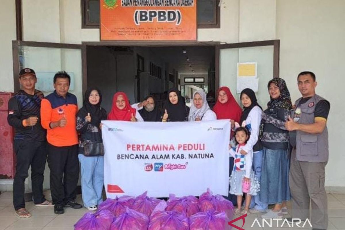 Pertamina salurkan bantuan untuk korban banjir Natuna