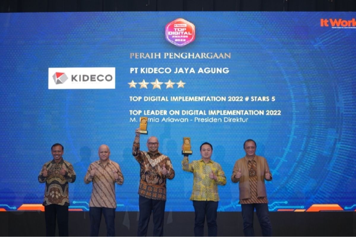 Kideco raih penghargaan Top Digital Award  2022