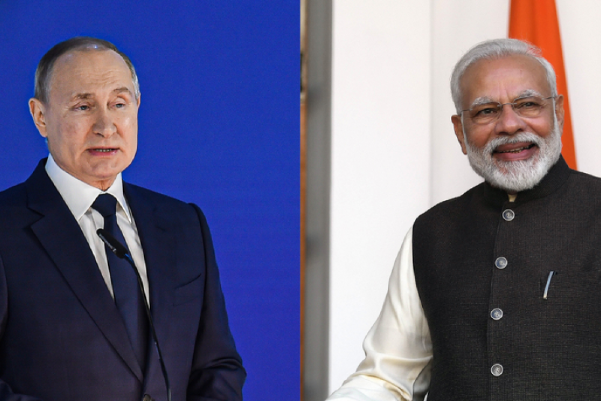 Vladimir Putin dan Modi bahas kerja sama Rusia-India via sambungan telepon