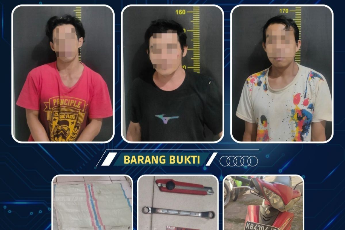 Tersangka pencuri kabel Indosat di Kalbar terancam tujuh tahun penjara