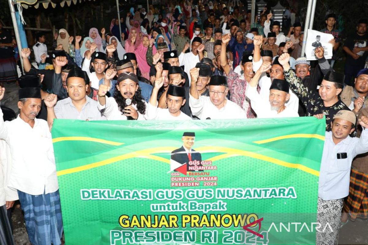 Gus-gus Nusantara Blitar deklarasi Ganjar Presiden 2024