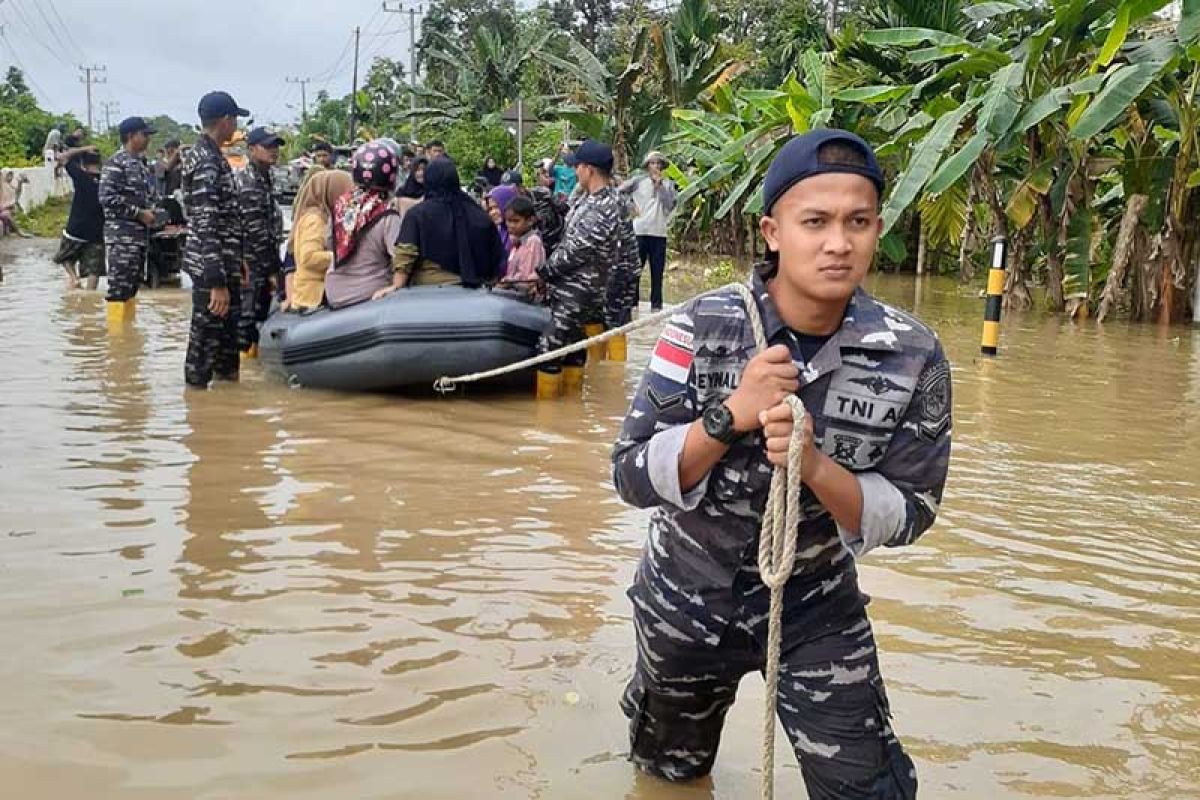 128 keluarga terdampak banjir di Pulau Simeulue