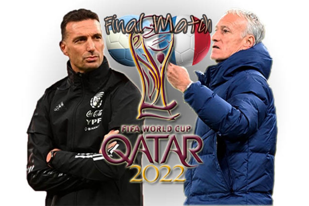 Final piala Dunia Qatar, head to head Argentina vs Prancis