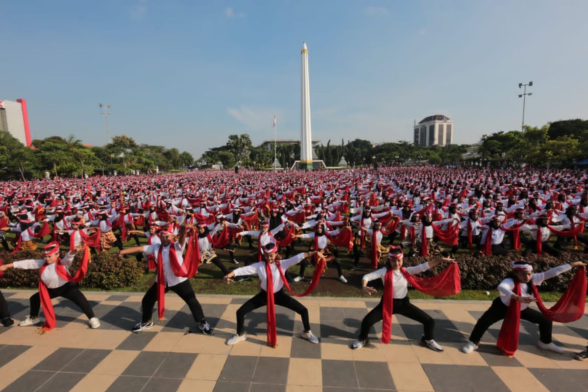 Surabaya sukses pecahkan rekor Muri kategori Superlatif Tari Remo