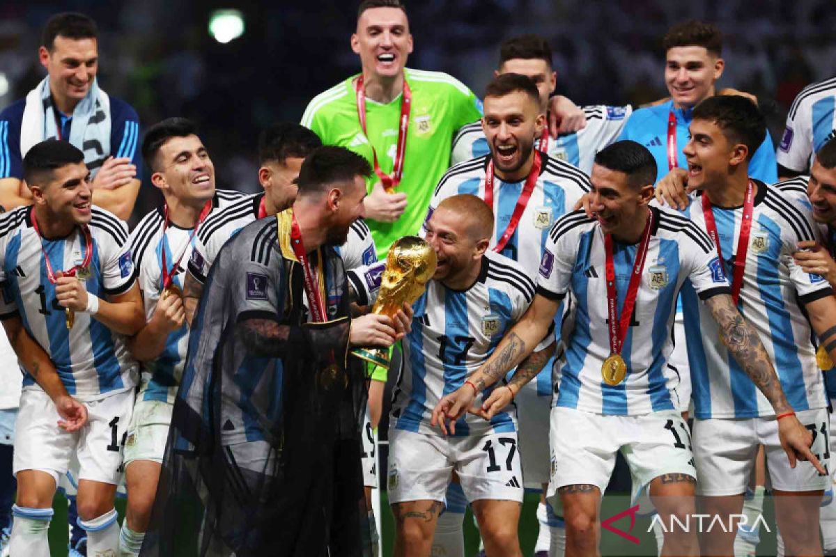 Argentina peringkat pertama FIFA, Indonesia naik ke peringkat 149