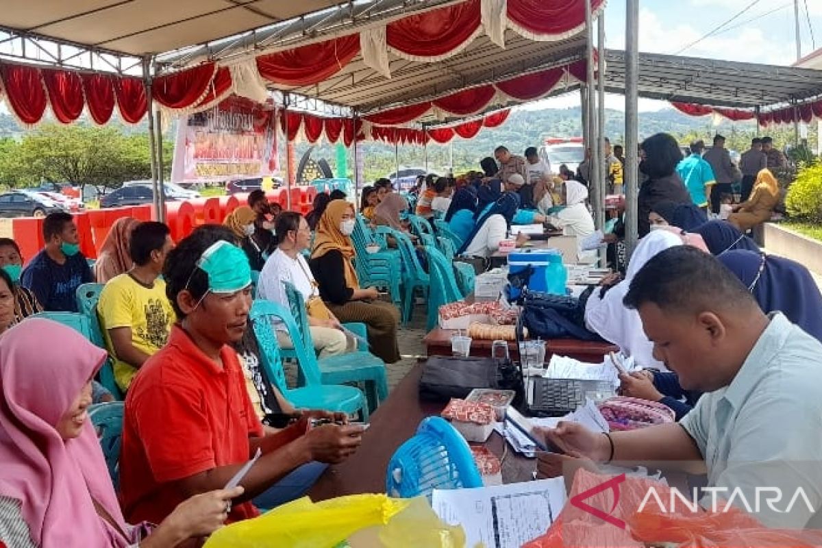 Polres Gorontalo Utara gelar pelayanan vaksinasi COVID-19