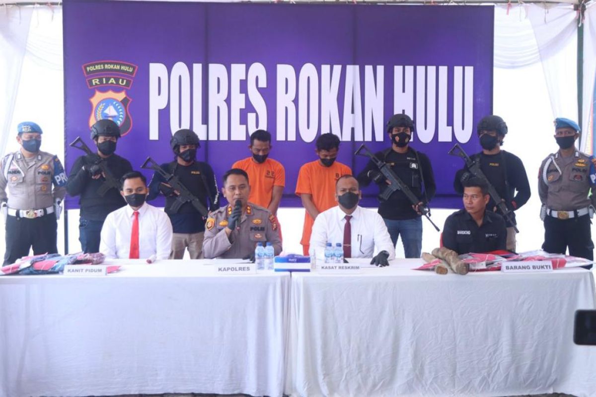 Dua perampok bunuh korbannya di Rohul ditangkap di Jawa Tengah