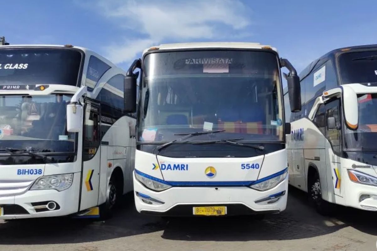 Damri Lampung siapkan 102 bus liburan Natal dan Tahun Baru 2023