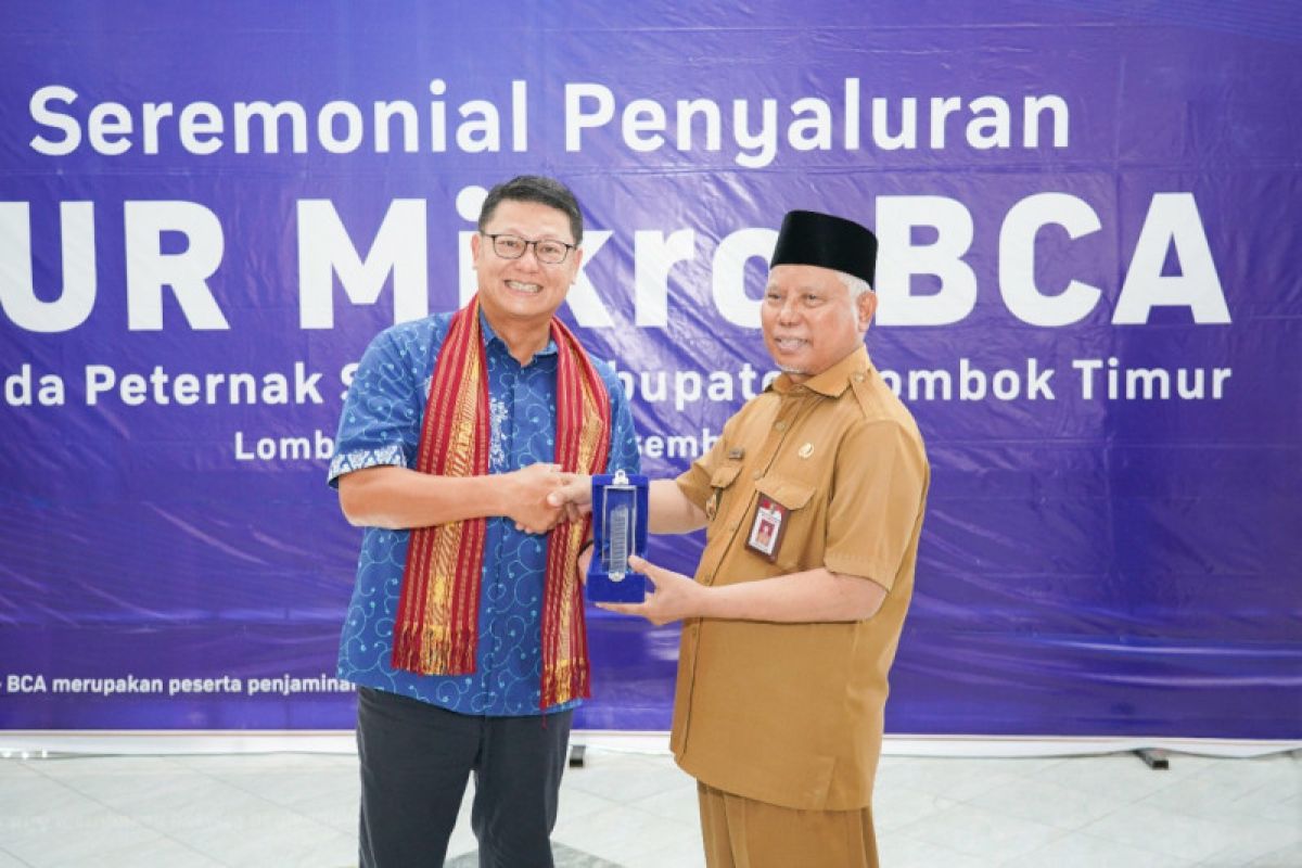 BCA salurkan KUR kepada 200 peternak binaan Pemkab Lombok Timur