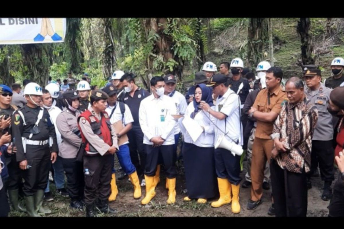 Eksekusi lahan PTPN IV Kebun Balimbingan berlangsung kondusif