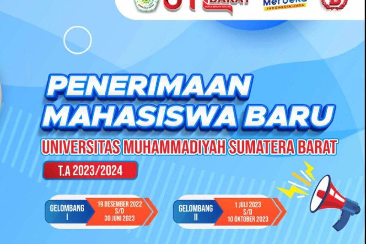 Universitas Muhammadiyah Sumbar buka penerimaan mahasiswa baru