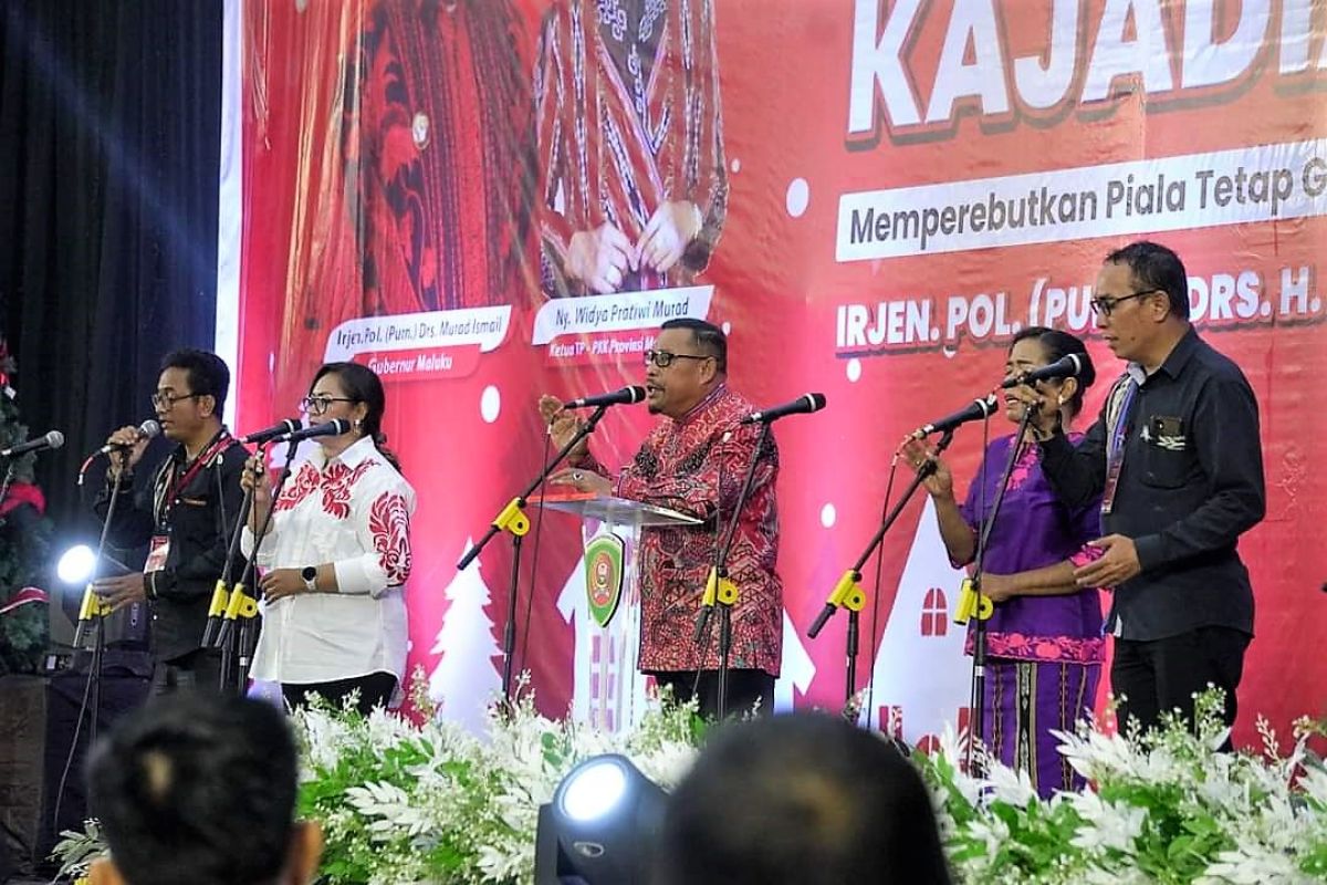 Sebanyak 22 grup vokal ikut lomba lagu Natal Piala Gubernur Maluku 2022