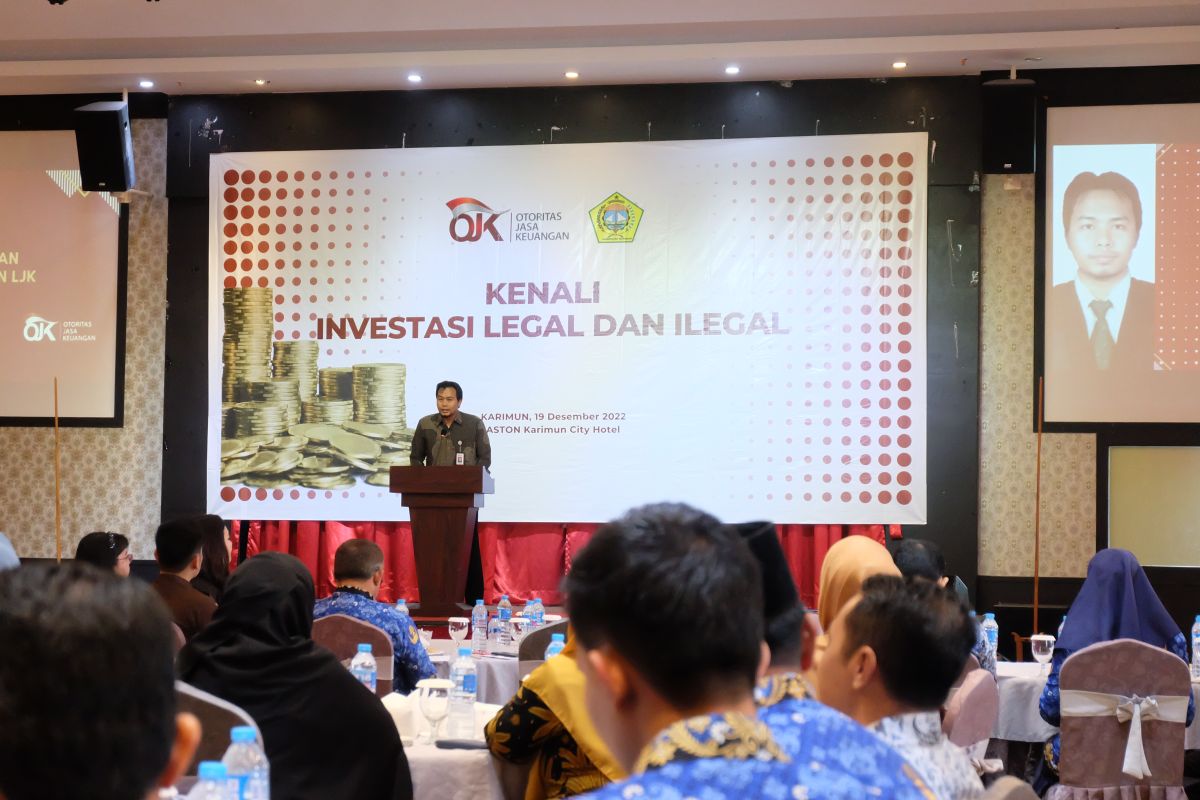 OJK gelar edukasi waspada investasi ilegal di Kabupaten Karimun