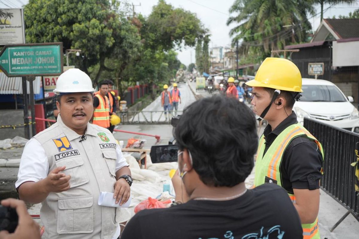 Dinas PU Kota Medan perbaiki jalan 158,2 kilometer tahun ini