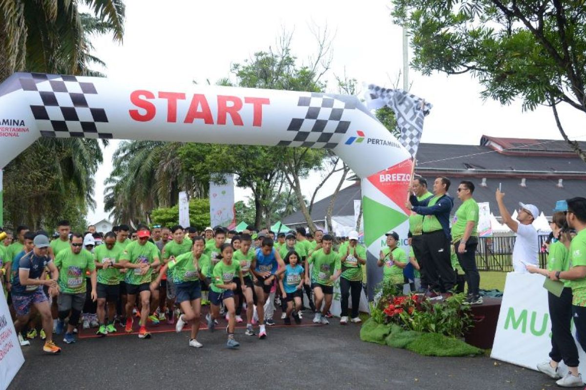 600 pelari semarakkan 'Charity Run' di Kilang Pertamina Plaju Palembang