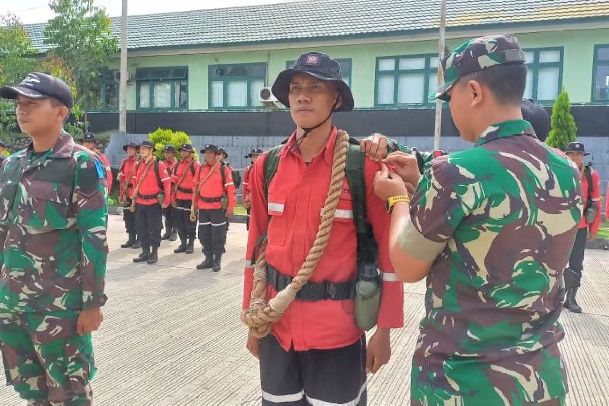 30 personel RPK mitra pemasok APP Sinar Mas OKI berlatih di batalyon Arhanud