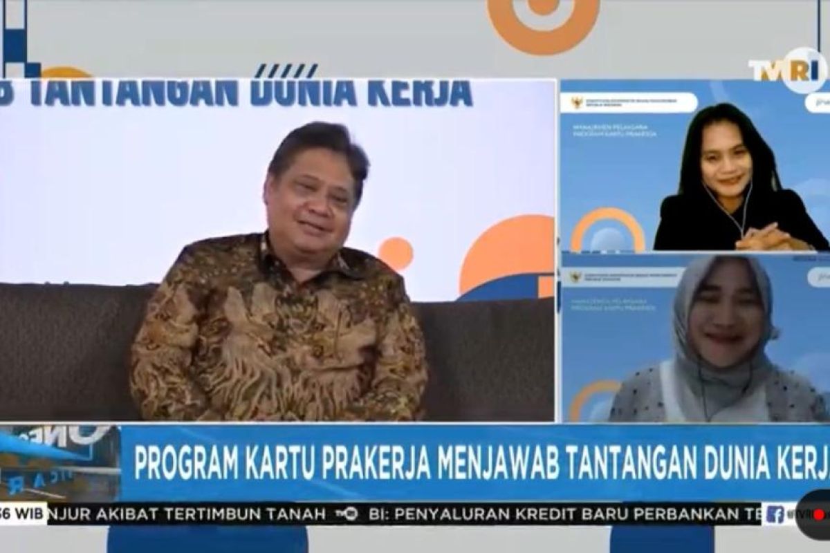 Airlangga sampaikan Program Kartu Prakerja skema normal mulai triwulan I-2023