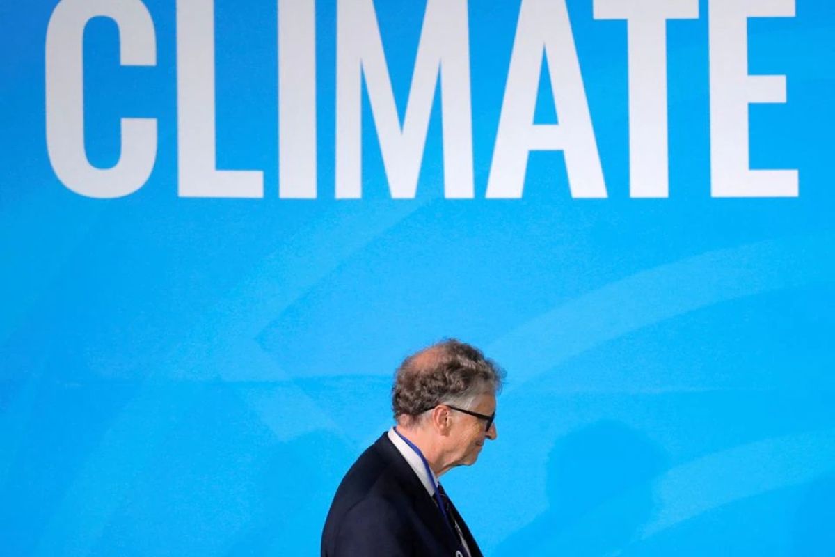 Bill Gates bicara iklim, sebut target 1,5C tak lagi bisa dicapai