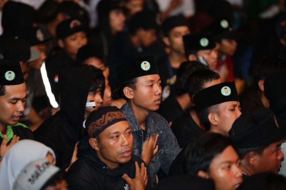 Kiai Muda Jatim shalawatan bersama Gus Ali Gondrong di Malang