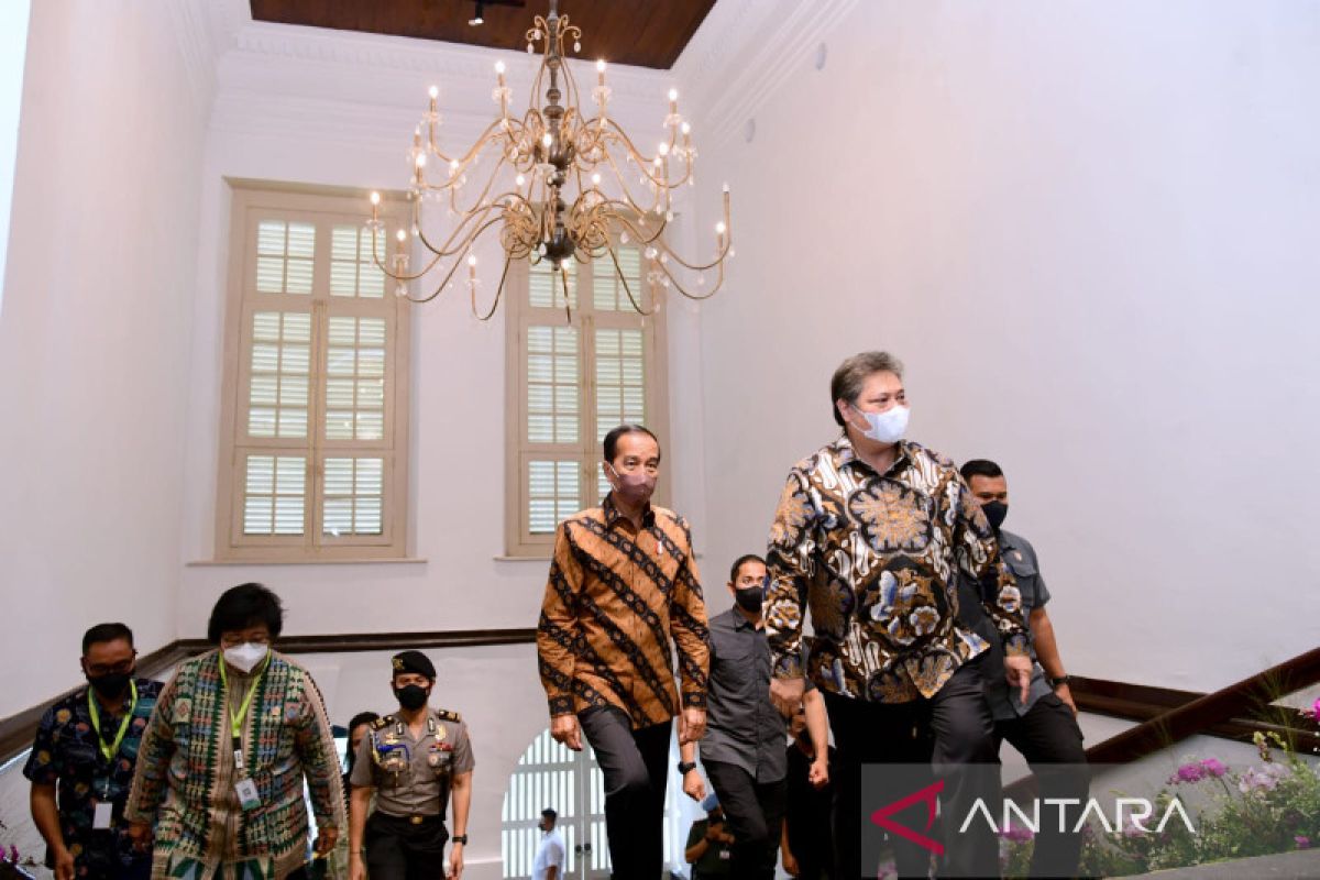Presiden Jokowi tinjau Gedung Bersejarah A.A Maramis di Kemenkeu