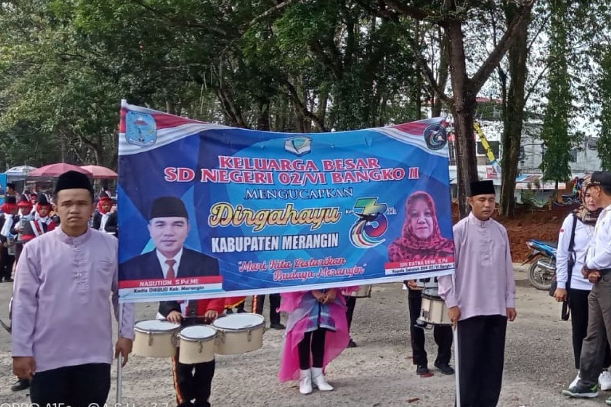 Pawai Budaya HUT ke-73 Merangin