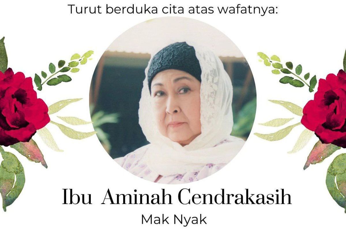 Aminah Cendrakasih Mak Nyak "Si Doel" meninggal dunia
