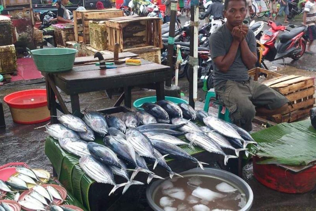 Tekan inflasi, DKP Ambon operasi pasar ikan murah