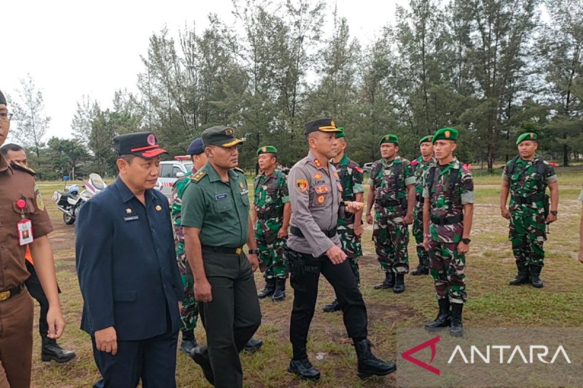 Kapolda Lampung pimpin apel gelar pasukan pengaman Ops Lilin Krakatau 2022