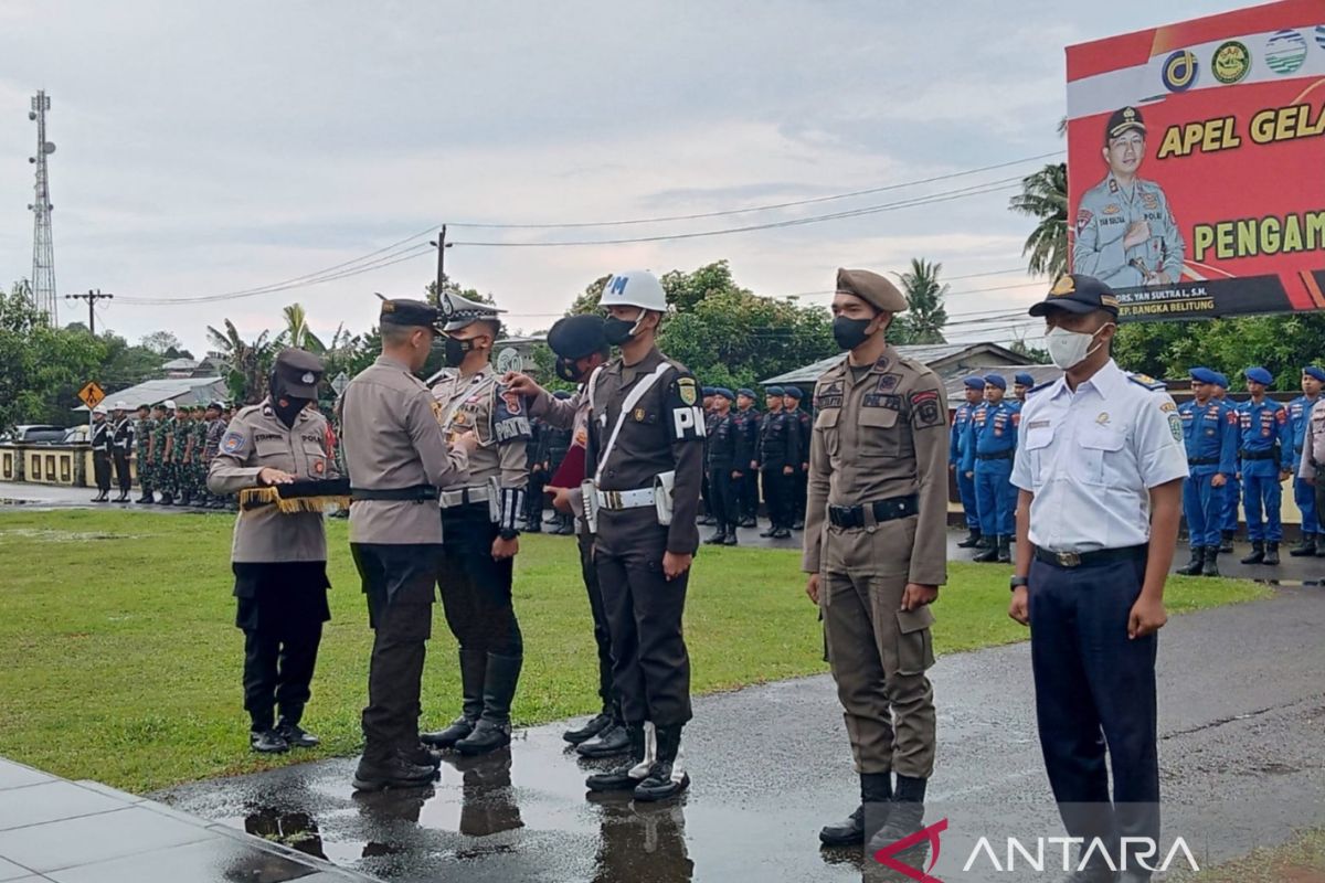 Polres Belitung terjunkan 220 personel amankan Natal dan Tahun Baru