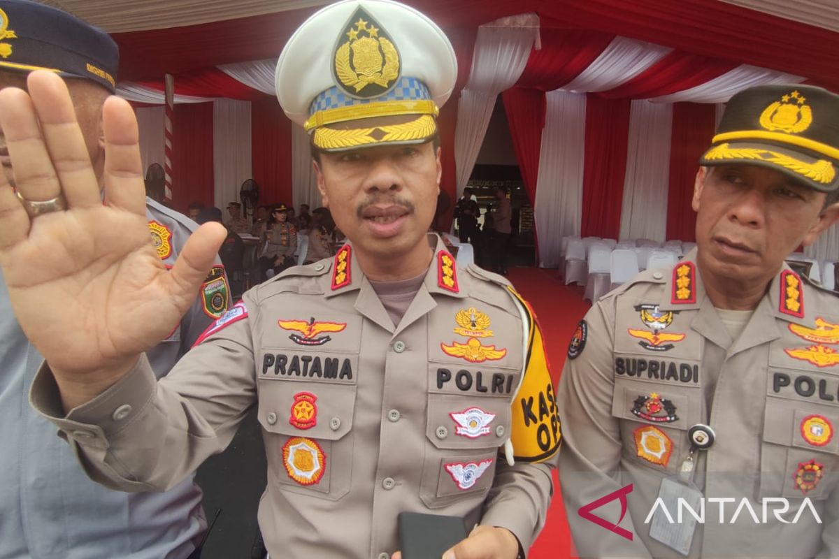 Ditlantas Polda Sumsel petakan titik rawan kemacetan perjalanan Natal