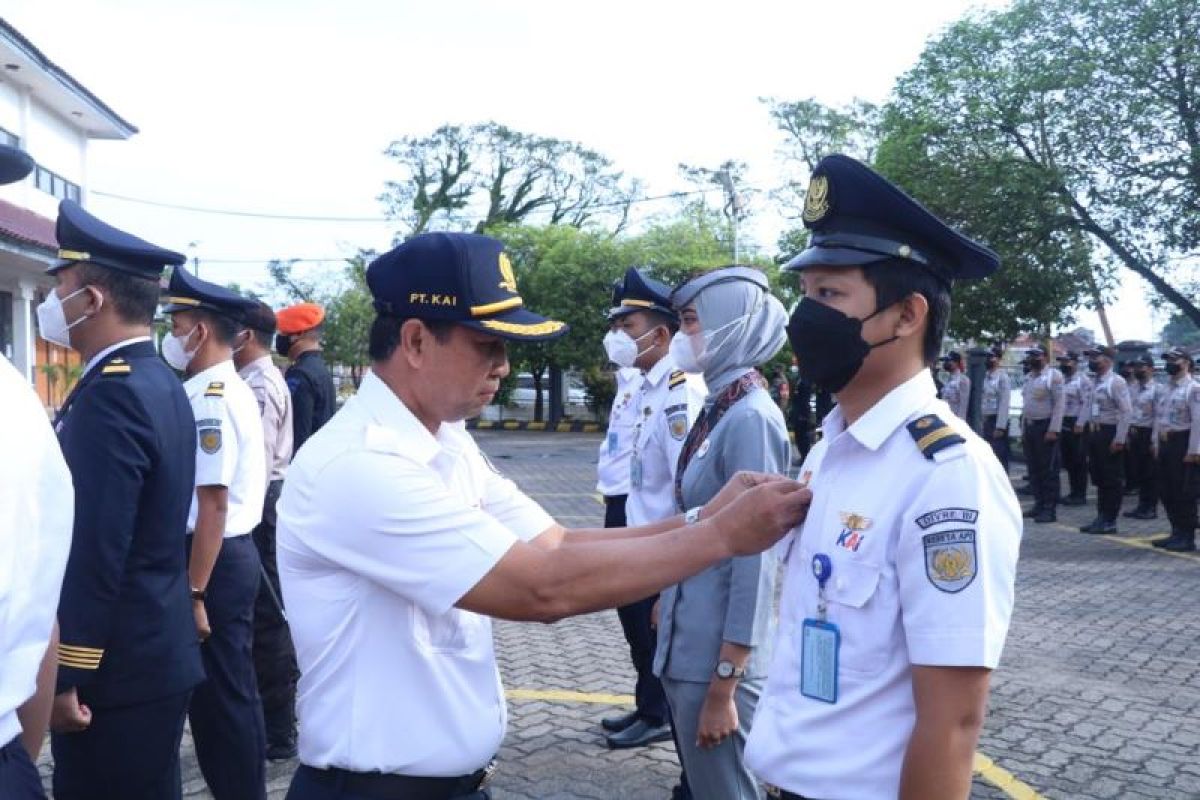 KAI Divre III gelar apel Pasukan Angkutan Natal dan Tahun Baru 2023