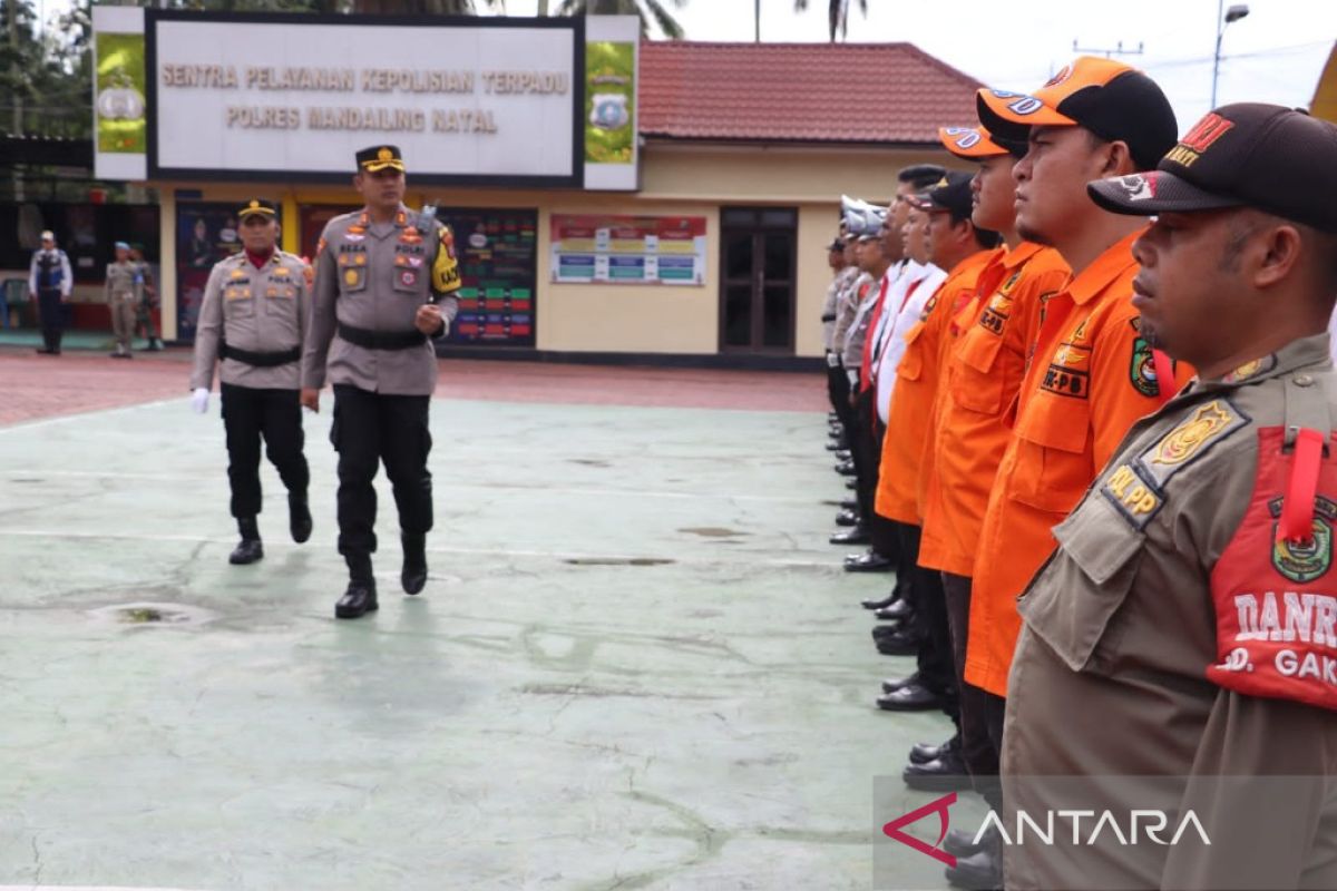 Amankan Nataru, Polres Madina kerahkan 224 personel dan dirikan empat Posyan