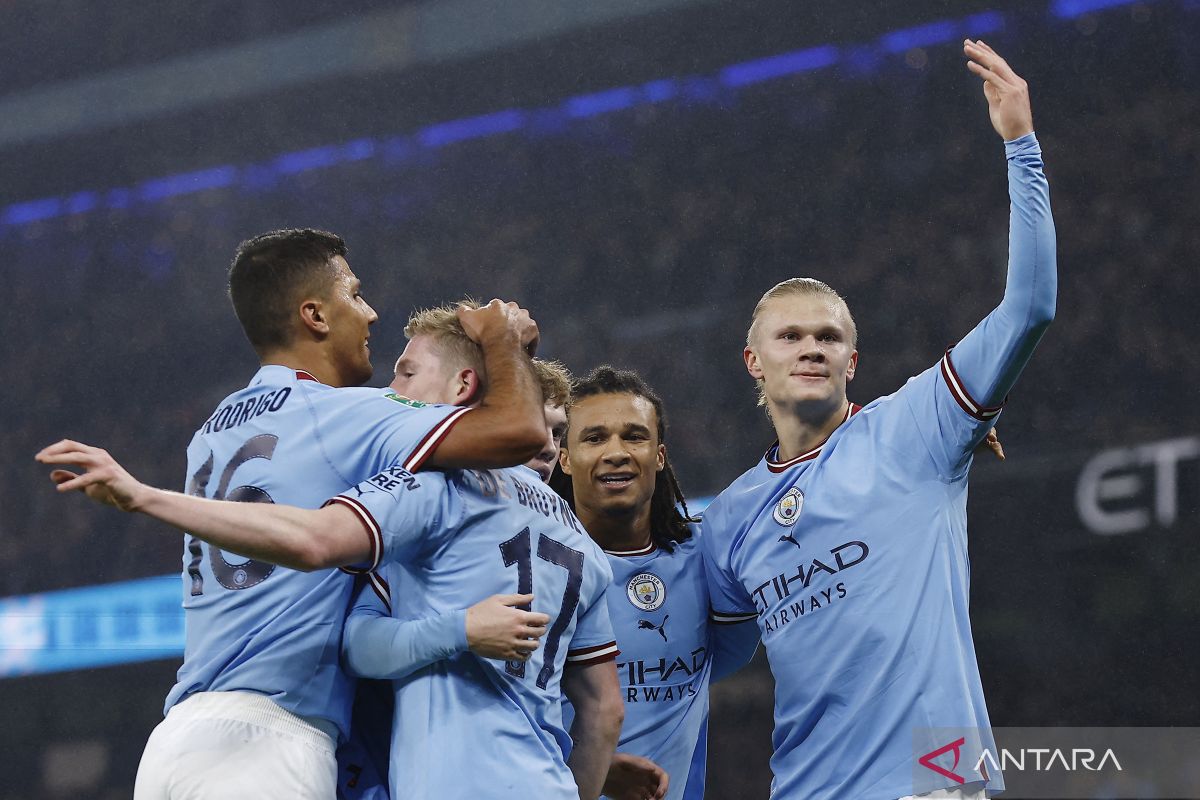 Menang 3-2, Manchester City depak Liverpool dari Piala Liga