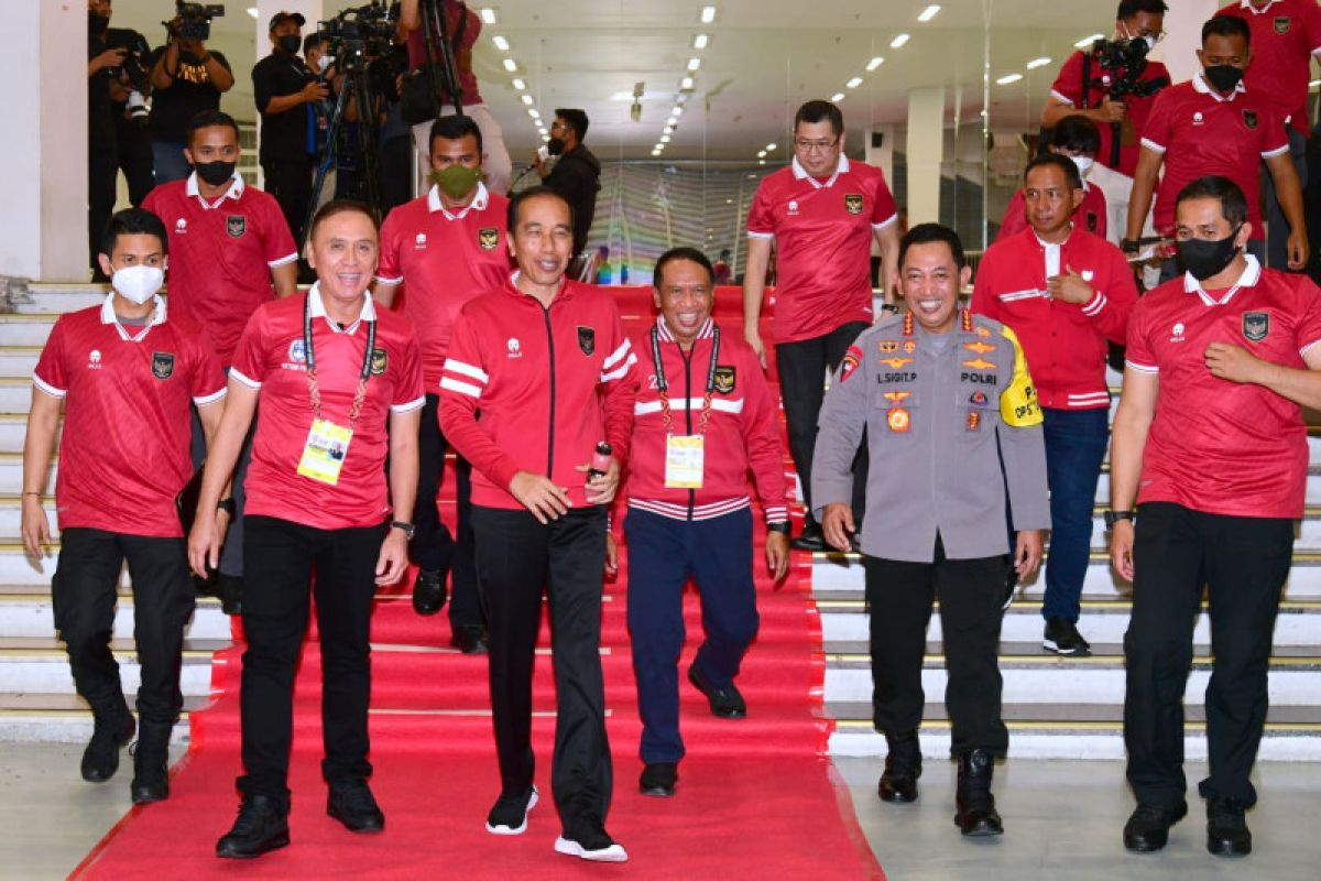 Tonton langsung Piala AFF, Presiden yakin protokol pengamanan membaik