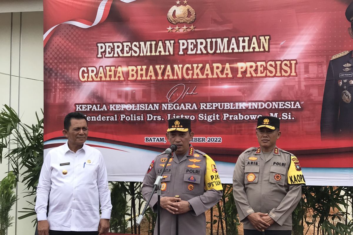 Kapolri sebut Polda Kepri bisa menjadi contoh toleransi beragama