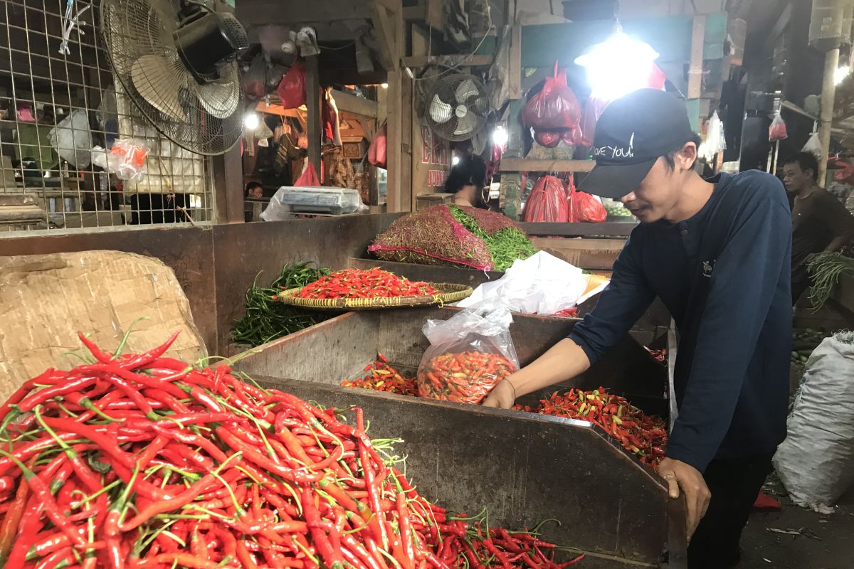 Harga cabai dan bawang di Pasar Senen mulai naik jelang Natal 2022