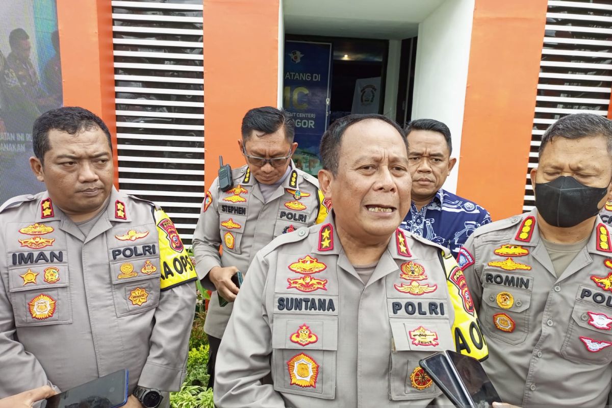 Kapolda Jabar tinjau kesiapan lalin Puncak Bogor pada H-2 Natal