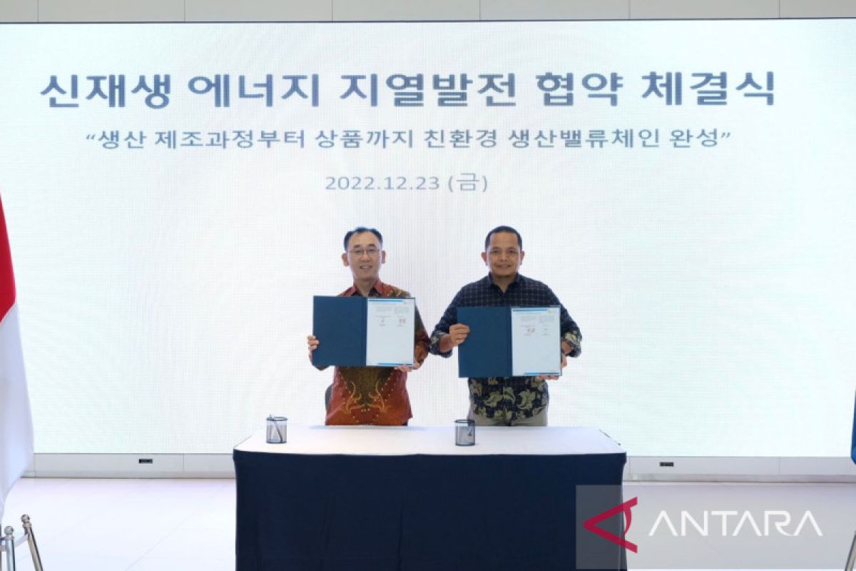 Hyundai dan PLN jalin perjanjian soal sertifikat energi terbarukan