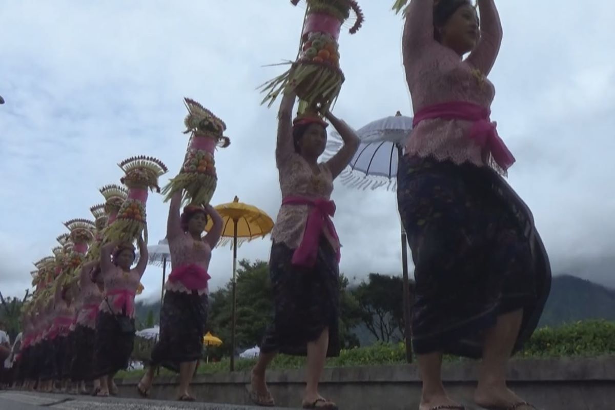 Pura Ulun Danu Bedugul tampilkan 