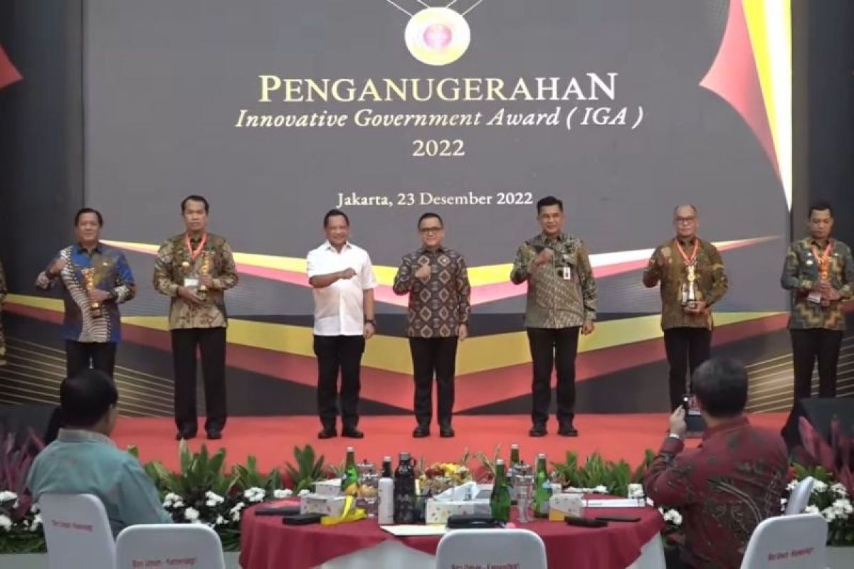 Kemendagri beri penghargaan daerah inovatif dalam IGA 2022