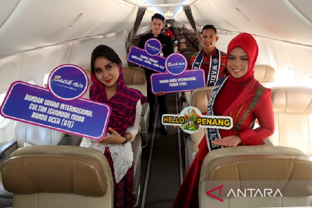 Batik Air buka layanan penerbangan Banda Aceh-Penang