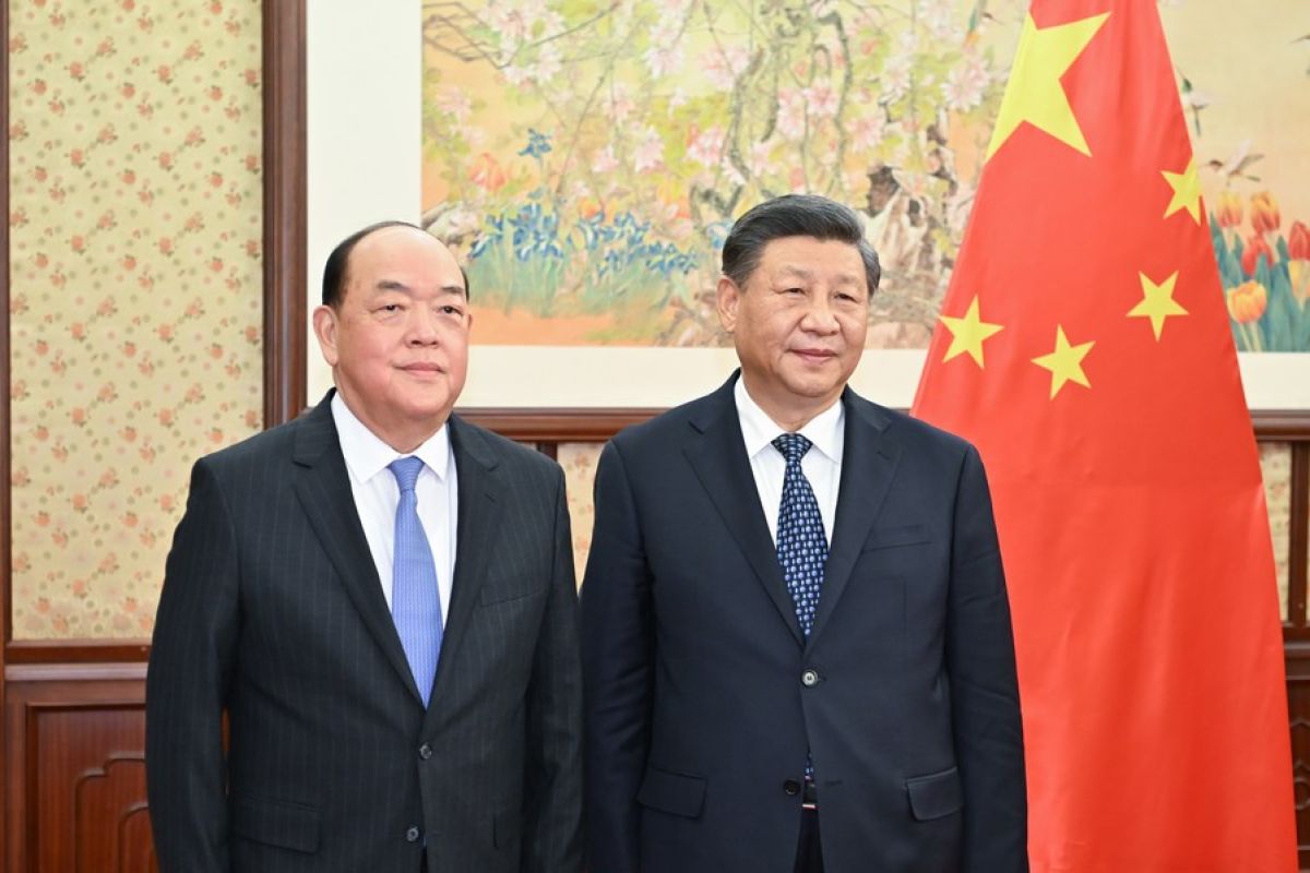 Presiden China Xi Jinping bertemu dengan kepala eksekutif SAR Makau