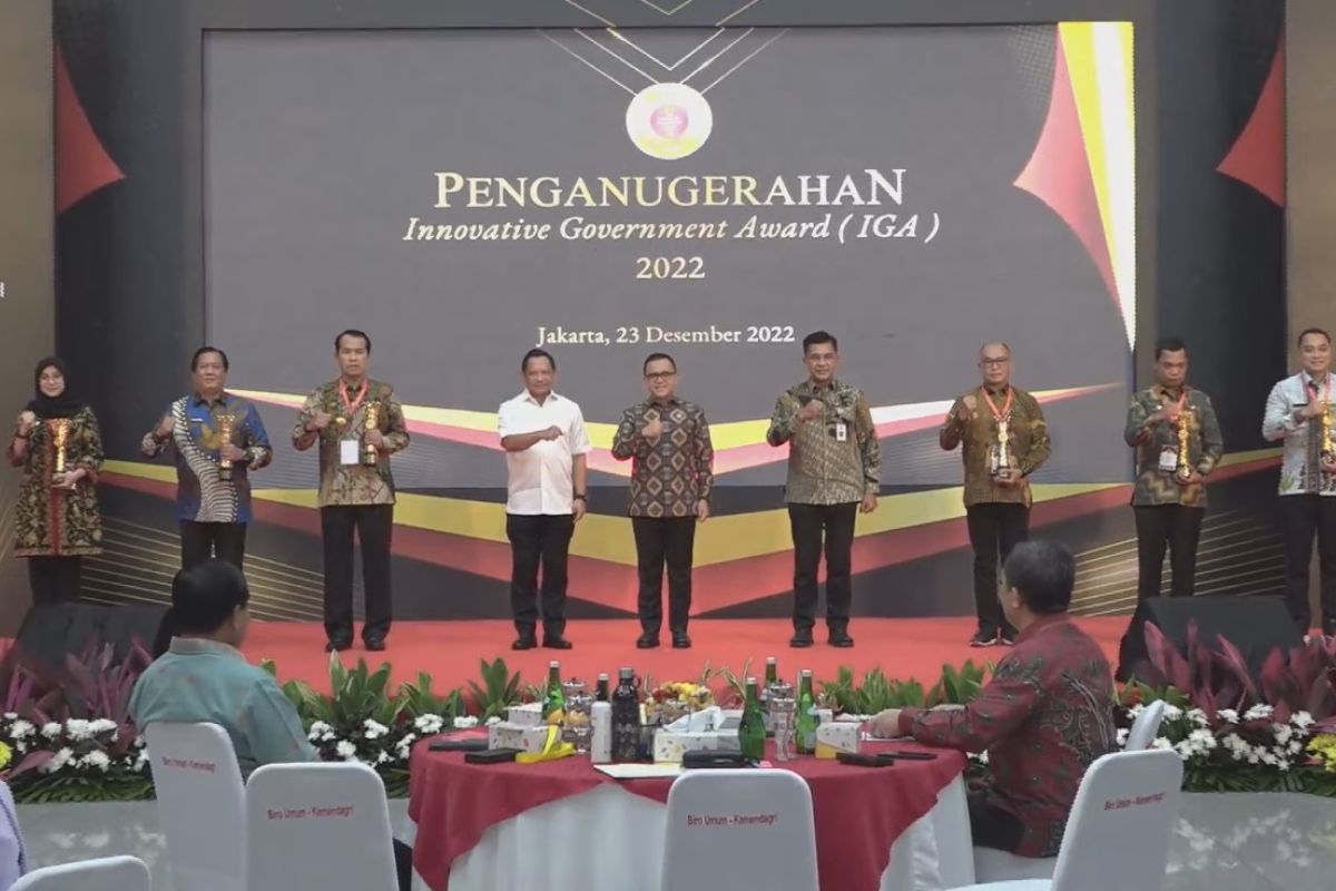 Kota Mojokerto raih peringkat pertama kota terinovatif IGA 2022