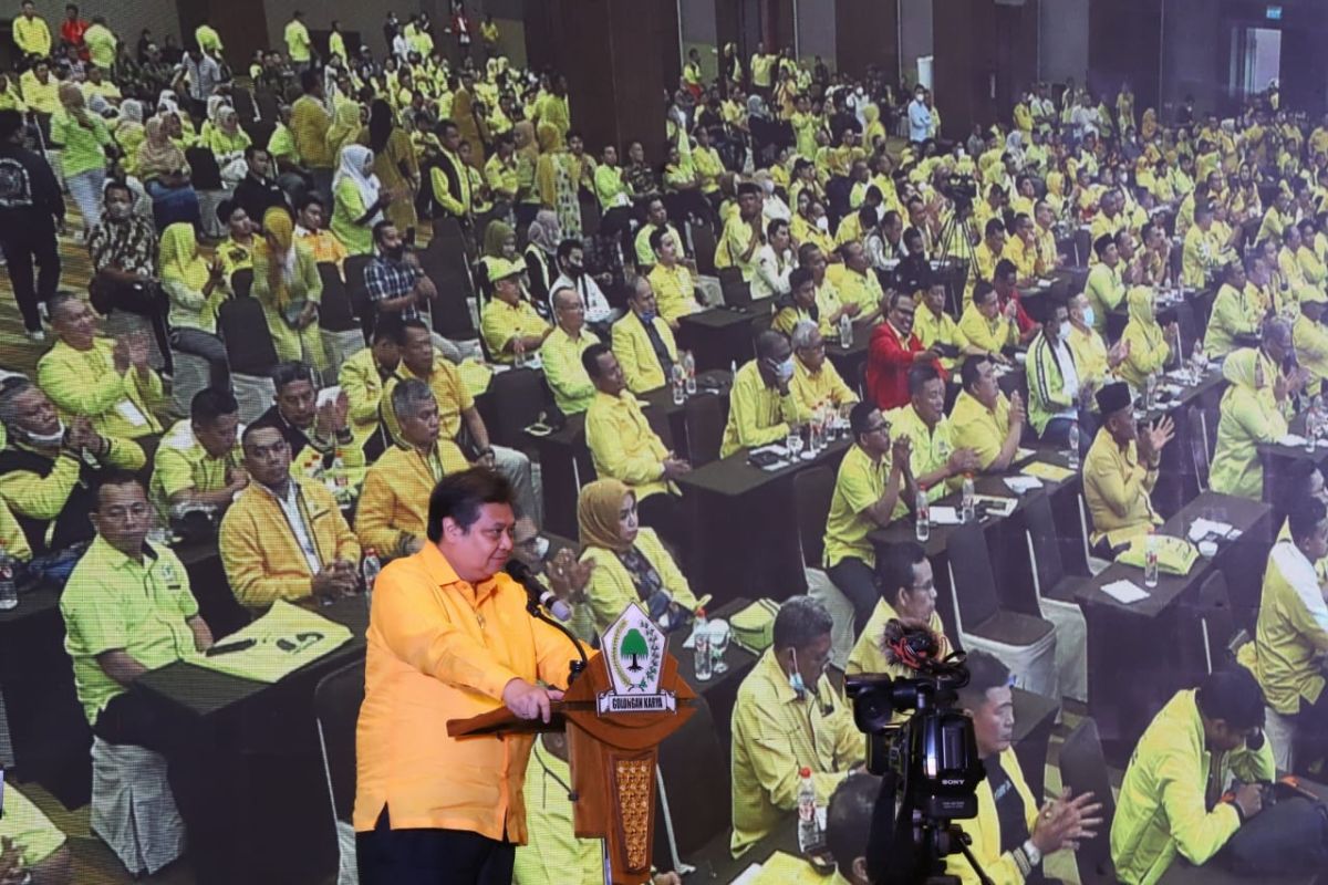 Airlangga ingatkan kader Golkar Sumut solid satu komando dengan Musa Rajekshah