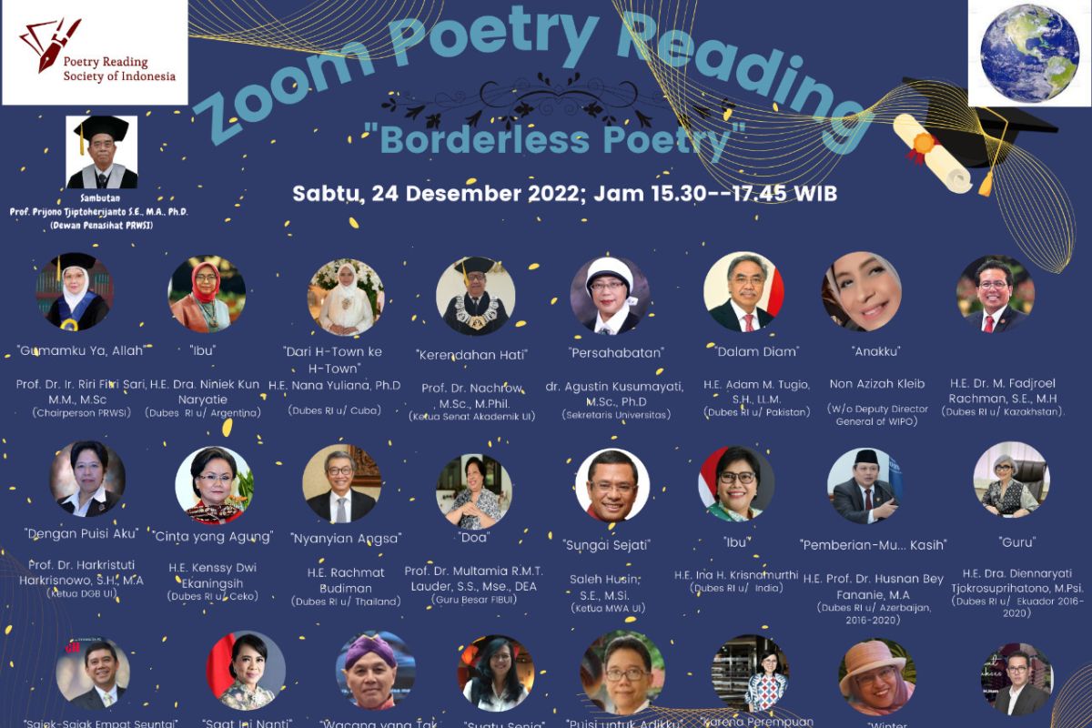 PRWSI ajak para Duta Besar RI membaca puisi