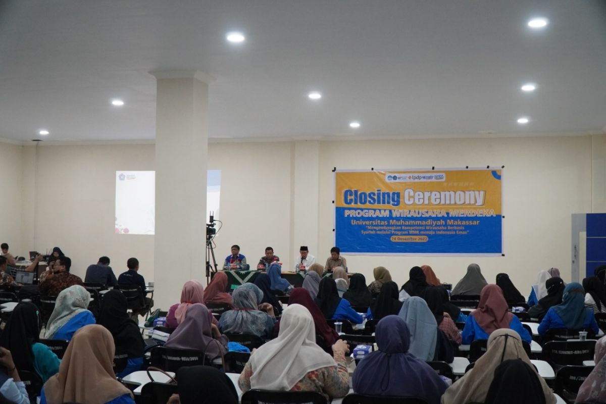 Program Wirausaha Merdeka MBKM di Unismuh Makassar berakhir