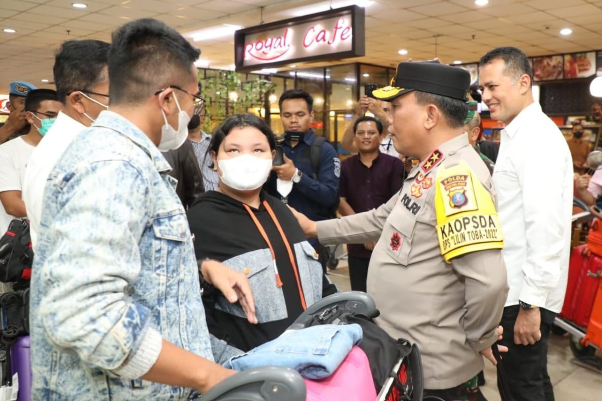 Kapolda Sumut pastikan pengamanan Bandara Kualanamu berjalan lancar