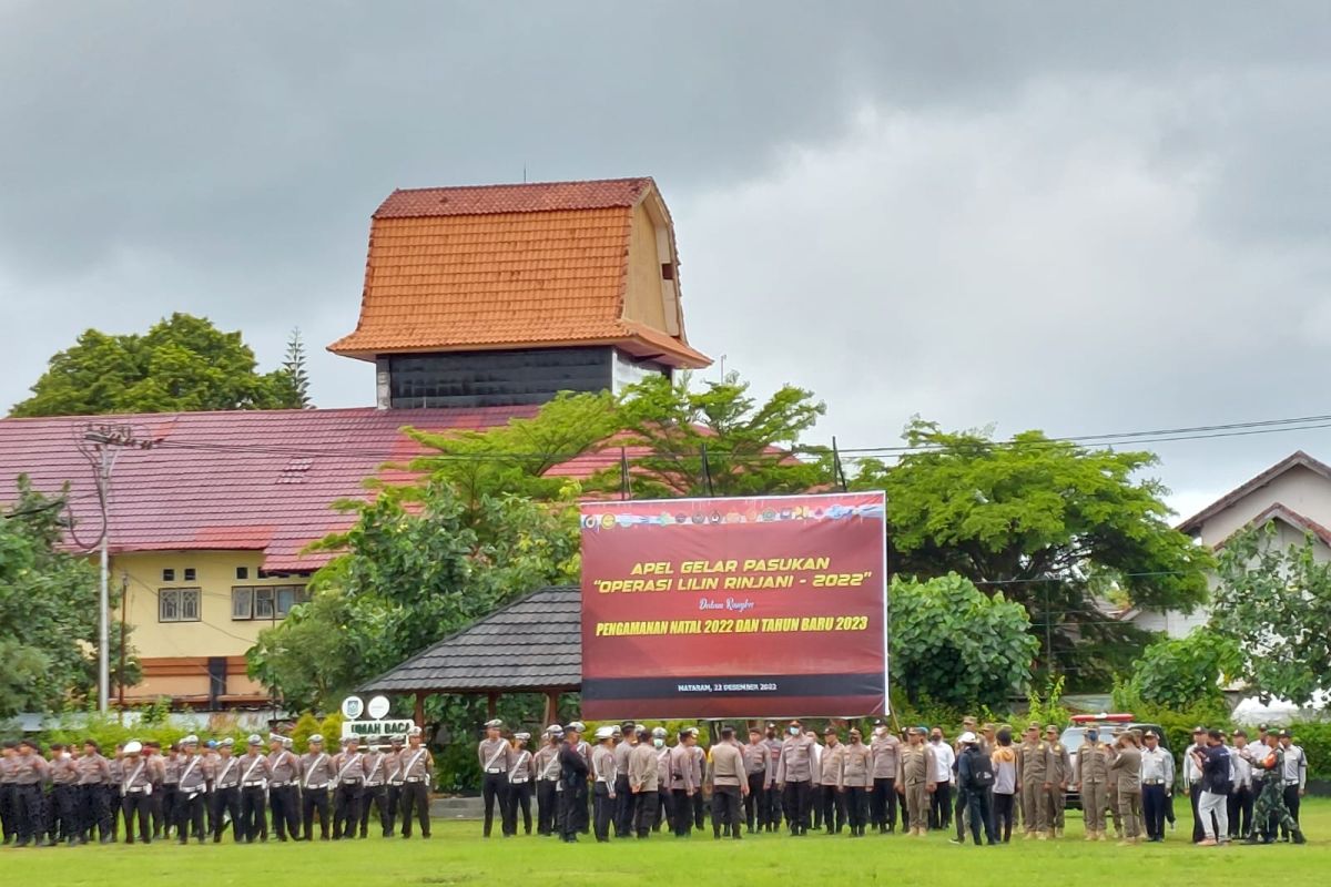 Pemkot Mataram lakukan gelar pasukan perayaan Natal lancar